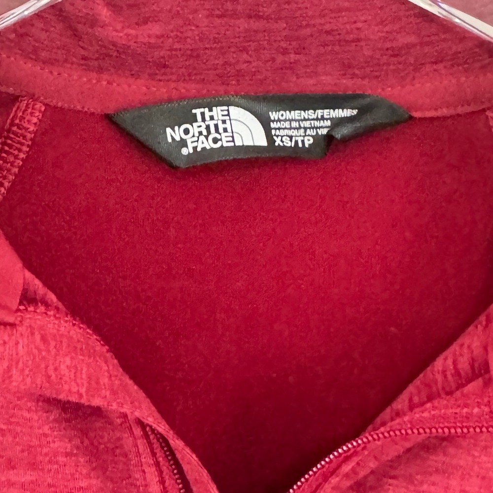The North Face | Winter Warm Half Zip Red Pullover Jacket - Picture 3 of 4